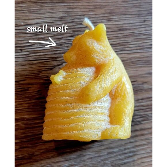 Primitive Americana wax homedecor figurine lot heart bunny Pooh sunflower bundle - Picture 2 of 11